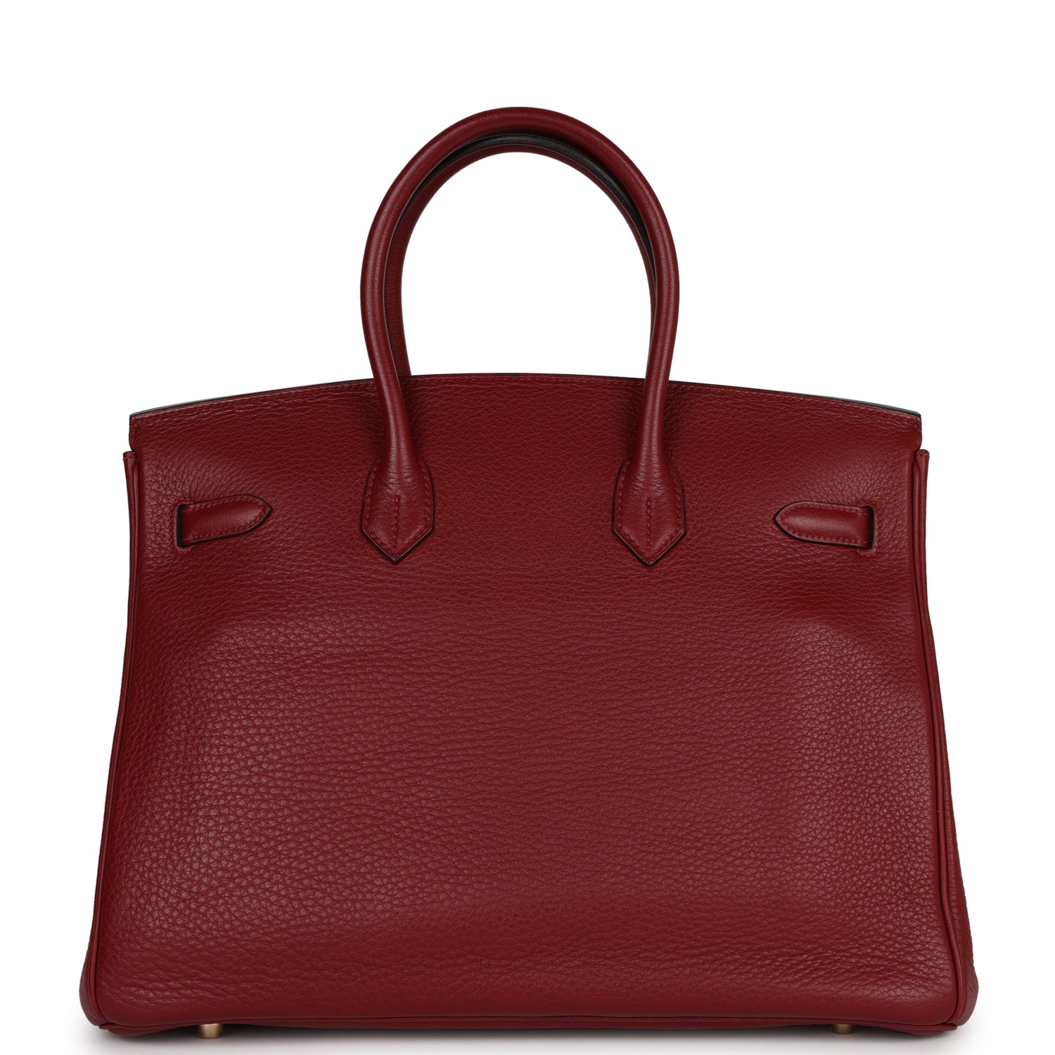 Top Quality HMS Birkin 35 Rouge H Togo Gold Hardware