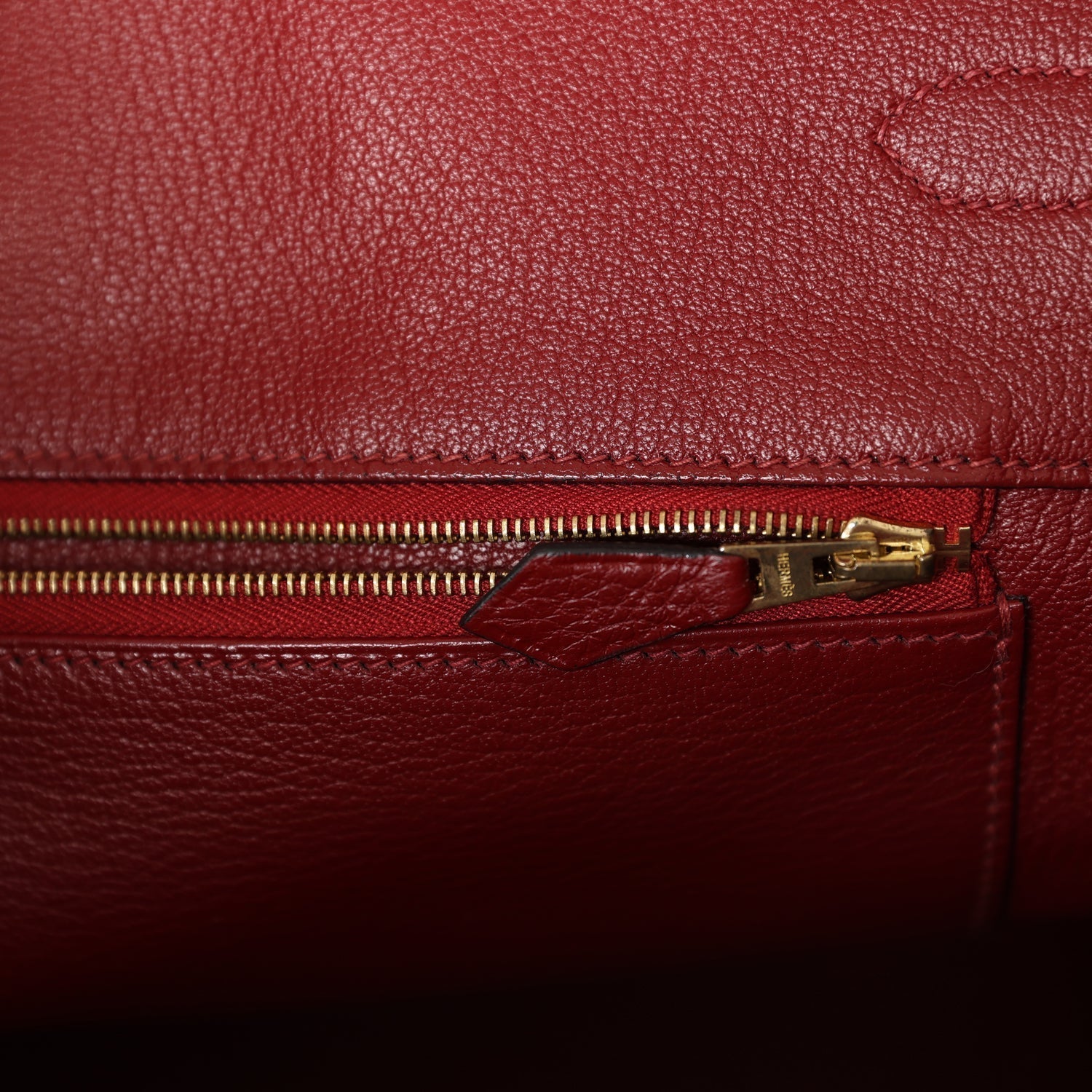Top Quality HMS Birkin 35 Rouge H Togo Gold Hardware