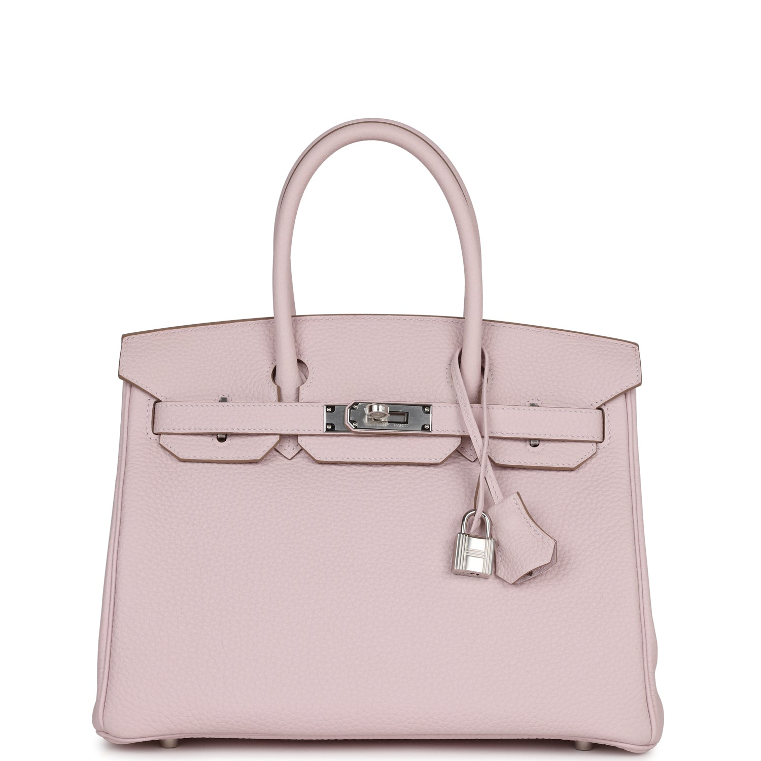 HMS Birkin 30 Mauve Pale Clemence Palladium Hardware