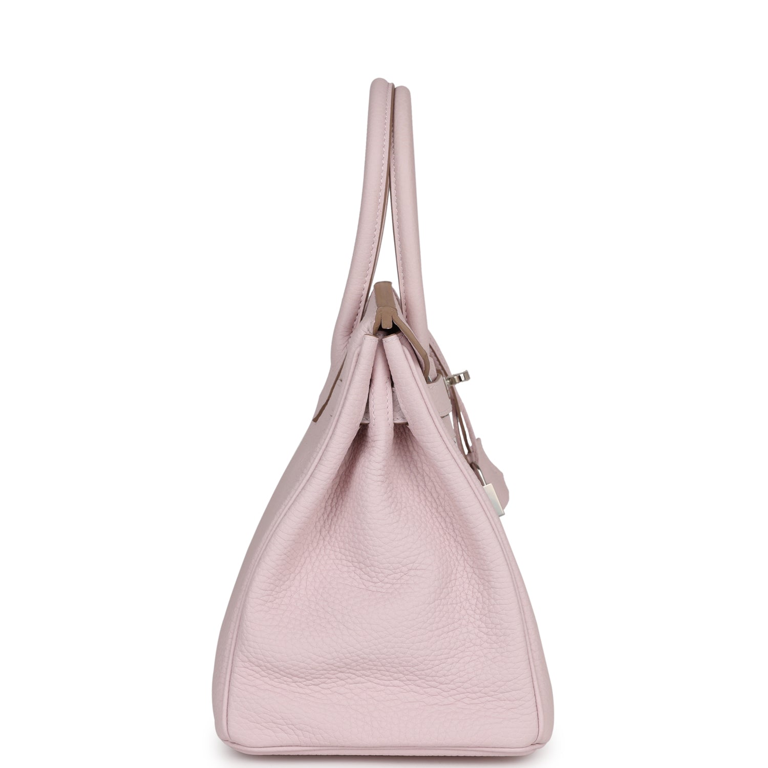 HMS Birkin 30 Mauve Pale Clemence Palladium Hardware