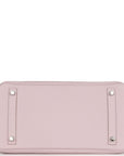HMS Birkin 30 Mauve Pale Clemence Palladium Hardware