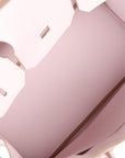 HMS Birkin 30 Mauve Pale Clemence Palladium Hardware