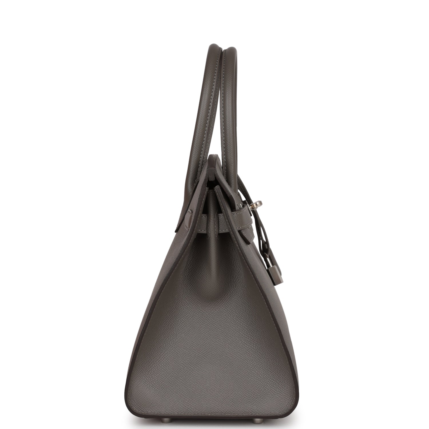 HMS Birkin Sellier 30 Gris Meyer Epsom Palladium Hardware