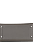 HMS Birkin Sellier 30 Gris Meyer Epsom Palladium Hardware