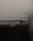HMS Birkin Sellier 30 Gris Meyer Epsom Palladium Hardware