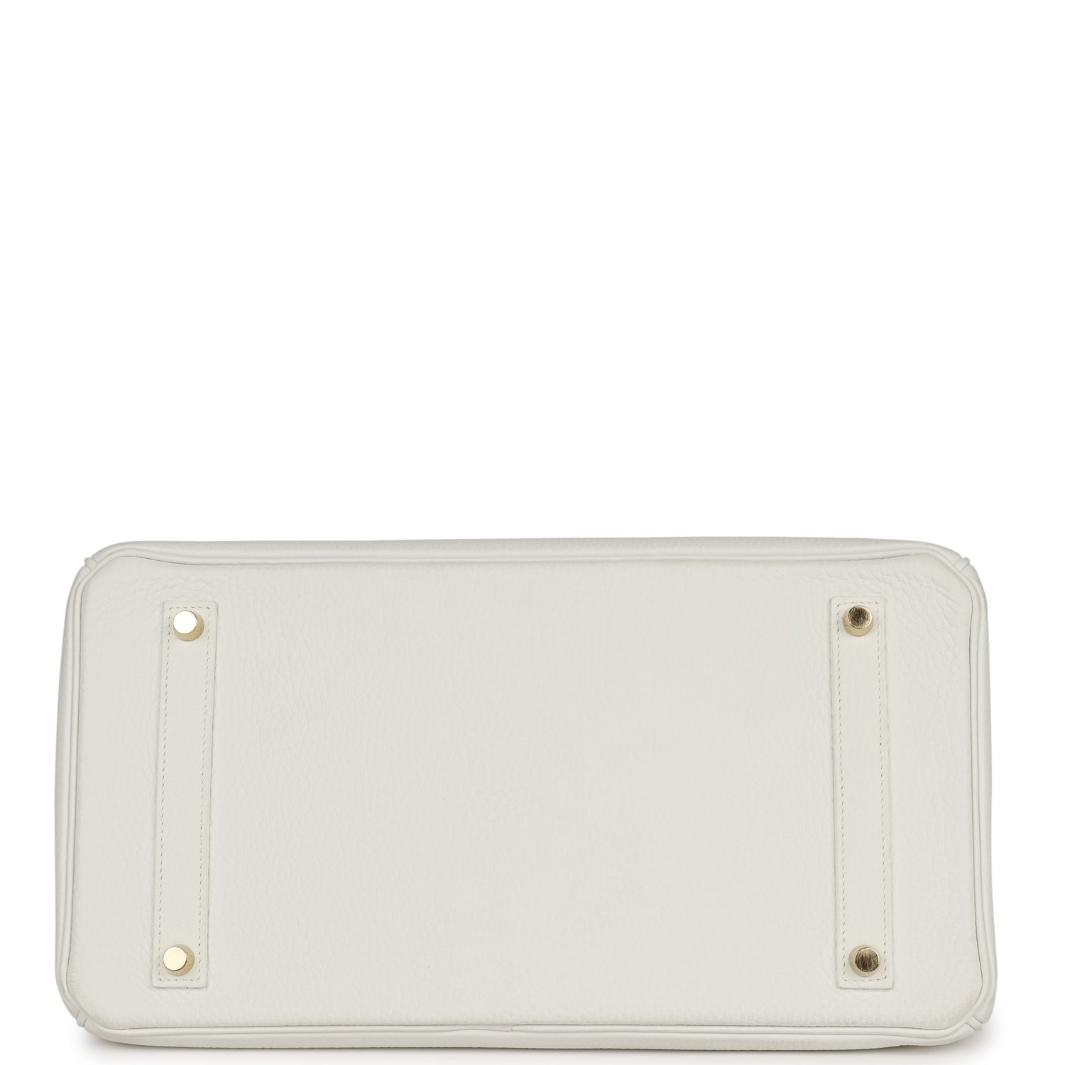 Top Quality HMS Birkin 35 White Clemence Gold Hardware