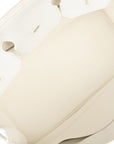 Top Quality HMS Birkin 35 White Clemence Gold Hardware