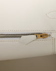 Top Quality HMS Birkin 35 White Clemence Gold Hardware