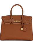HMS Birkin 30 Gold Togo Gold Hardware