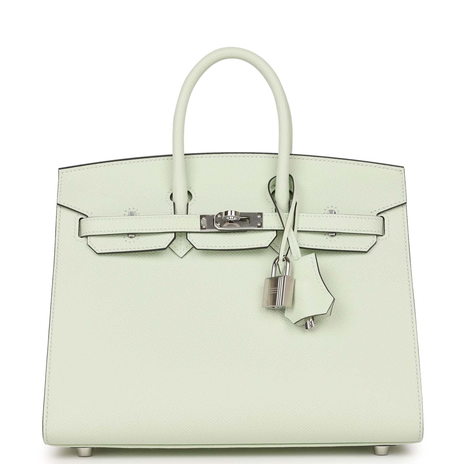 HMS Birkin Sellier 25 Vert Fizz Epsom Palladium Hardware