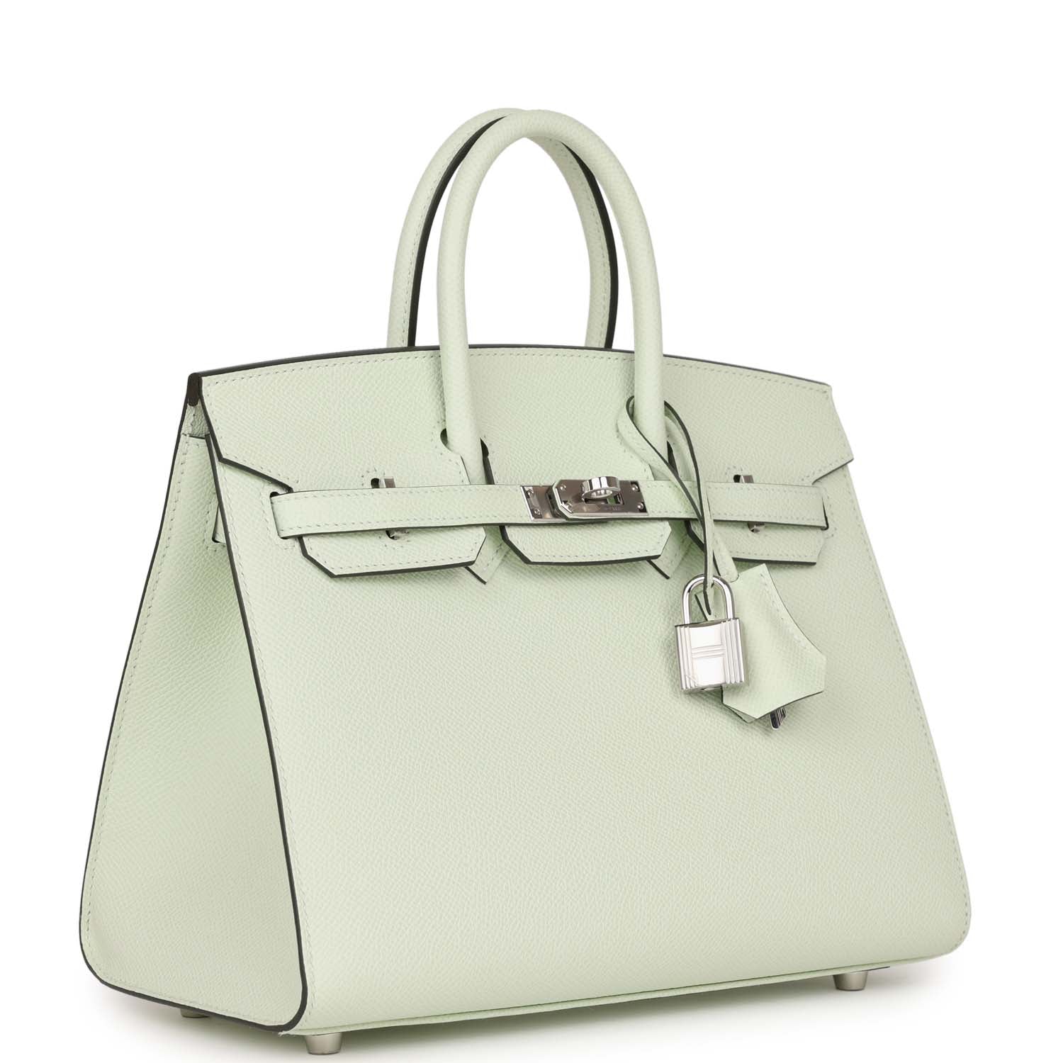 HMS Birkin Sellier 25 Vert Fizz Epsom Palladium Hardware