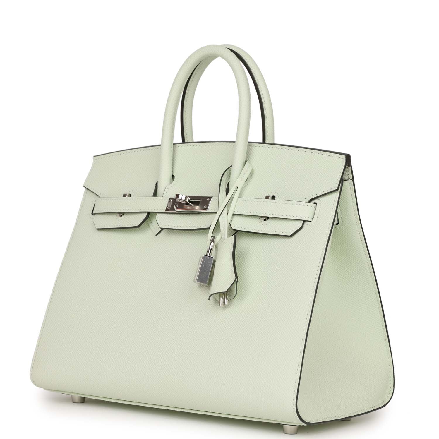HMS Birkin Sellier 25 Vert Fizz Epsom Palladium Hardware