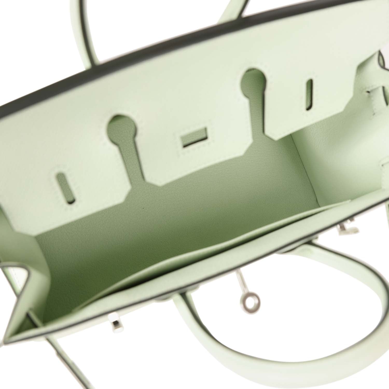 HMS Birkin Sellier 25 Vert Fizz Epsom Palladium Hardware