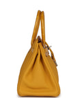HMS Birkin 30 Jaune Ambre Shiny Niloticus Crocodile and Togo Touch Palladium Hardware