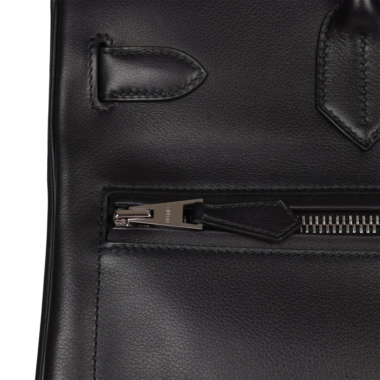 HMS Birkin 40 HAC "Rock" Black Evercolor Palladium Hardware