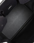 HMS Birkin 40 HAC "Rock" Black Evercolor Palladium Hardware