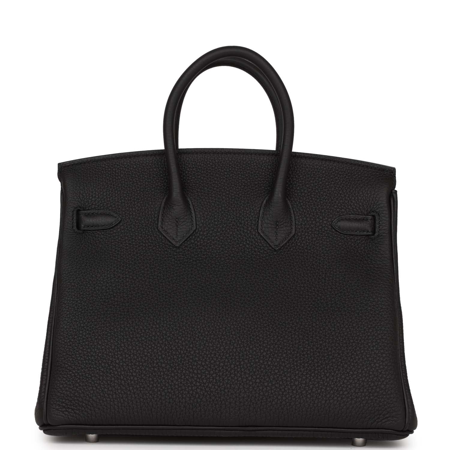HMS Birkin 25 Black Togo Palladium Hardware