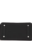 HMS Birkin 25 Black Togo Palladium Hardware
