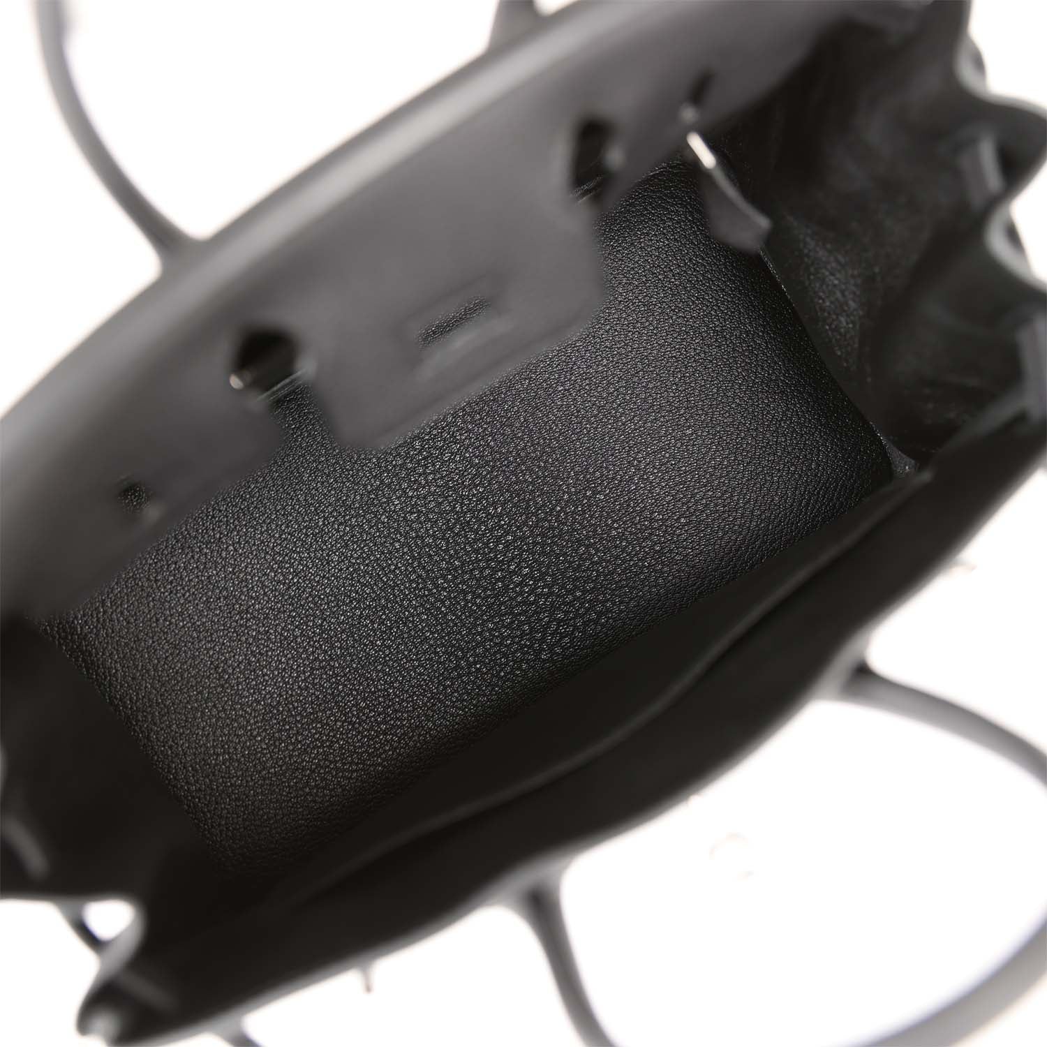 HMS Birkin 25 Black Togo Palladium Hardware