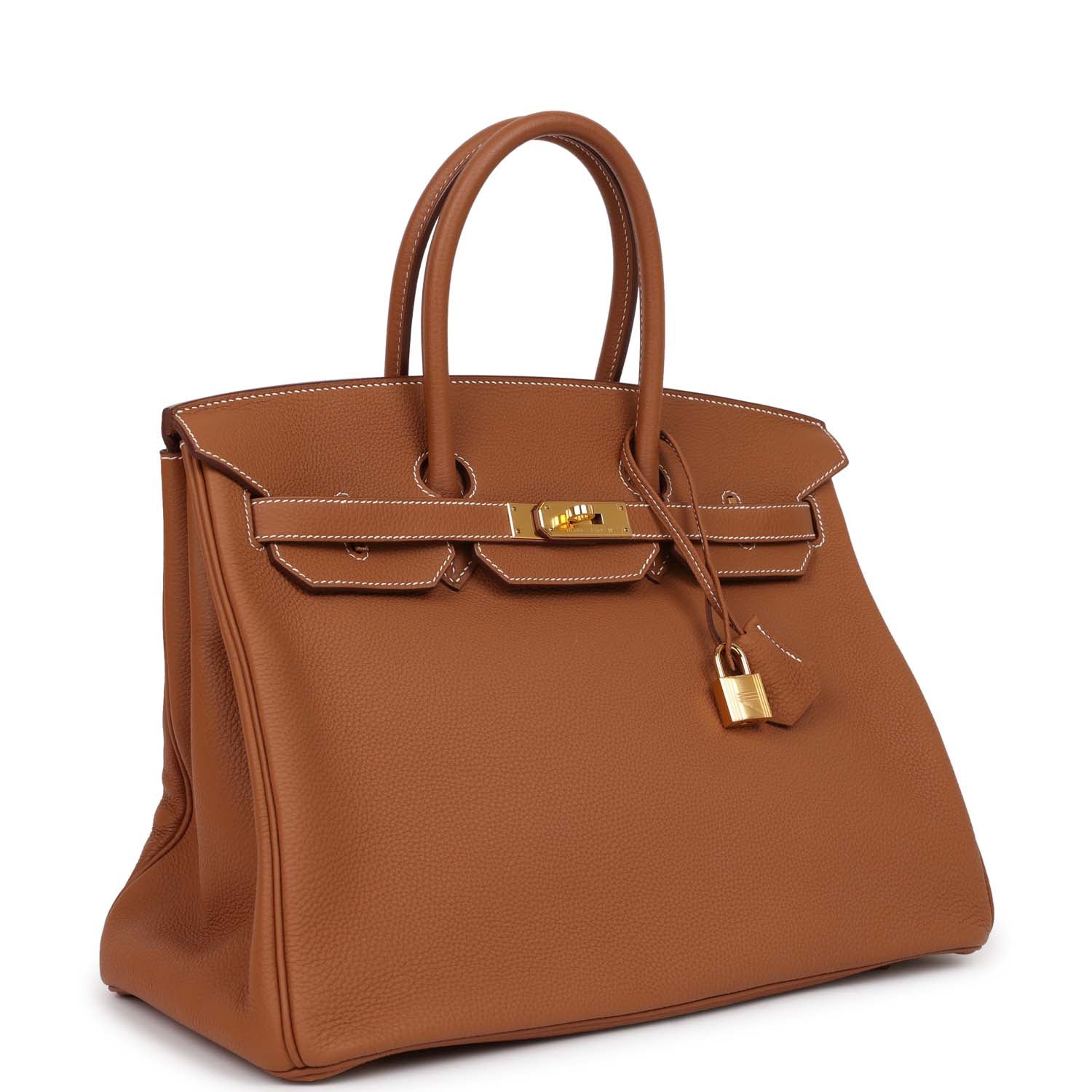 Top Quality HMS Birkin 35 Gold Togo Gold Hardware