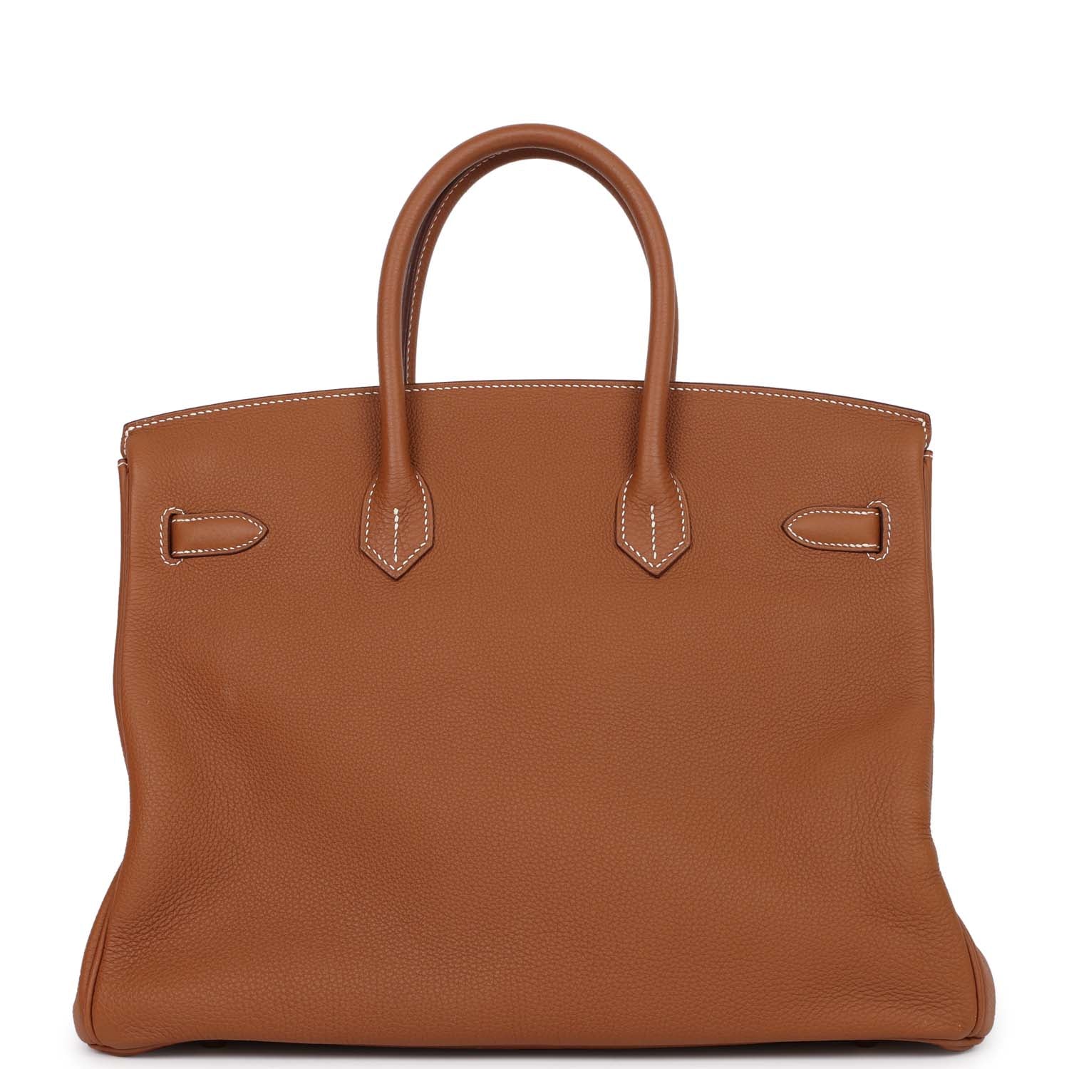 Top Quality HMS Birkin 35 Gold Togo Gold Hardware
