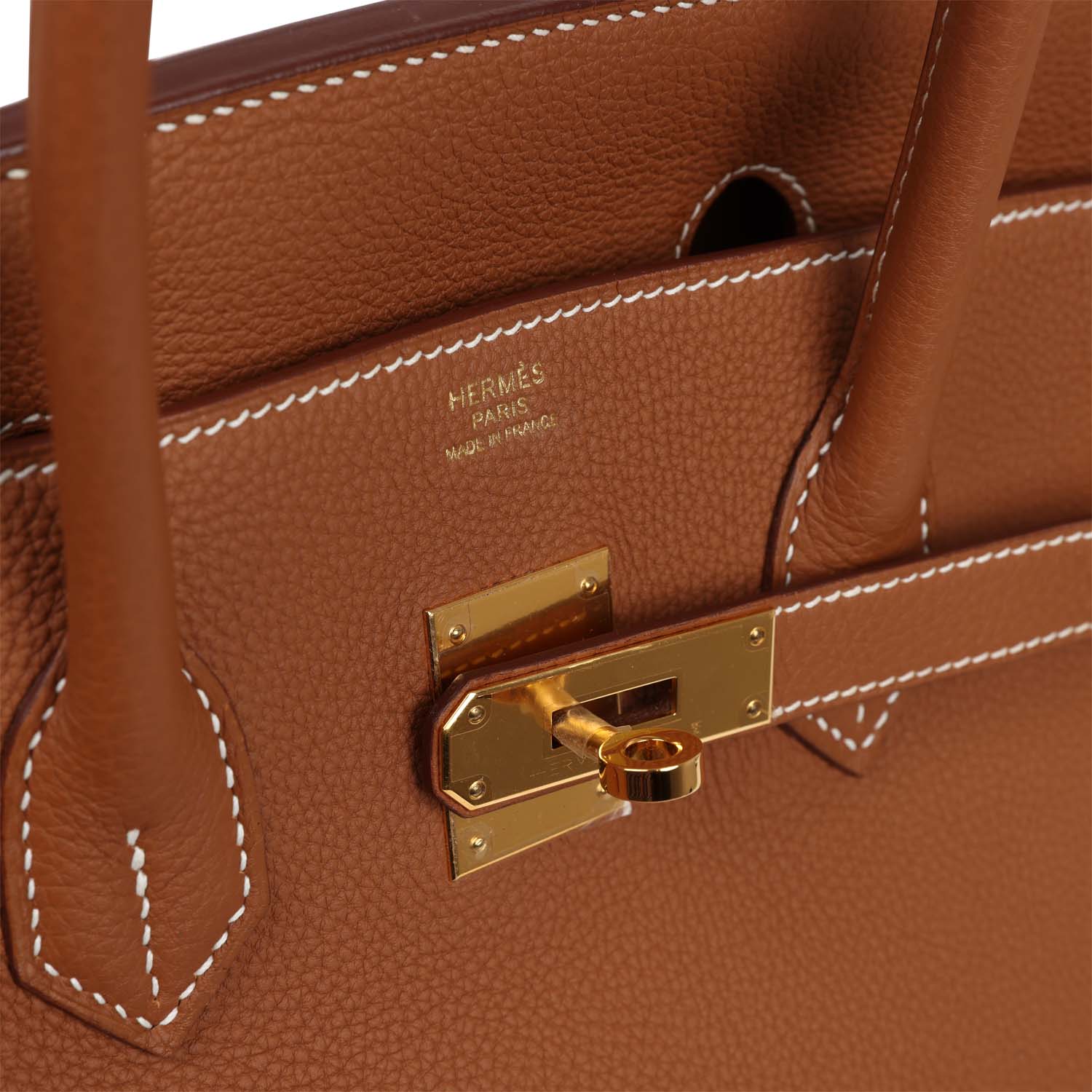 Top Quality HMS Birkin 35 Gold Togo Gold Hardware