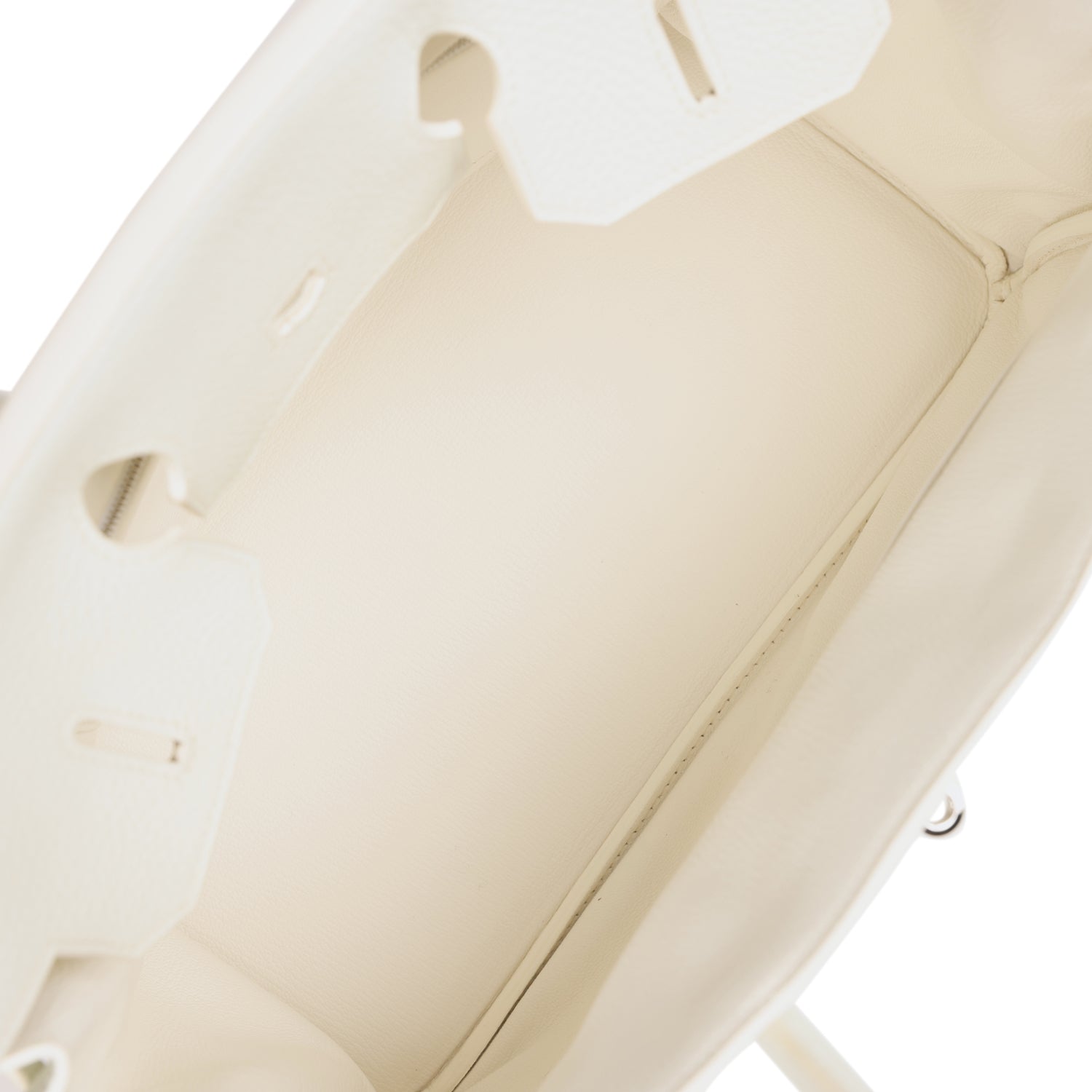 Top Quality HMS Birkin 35 White Togo Palladium Hardware