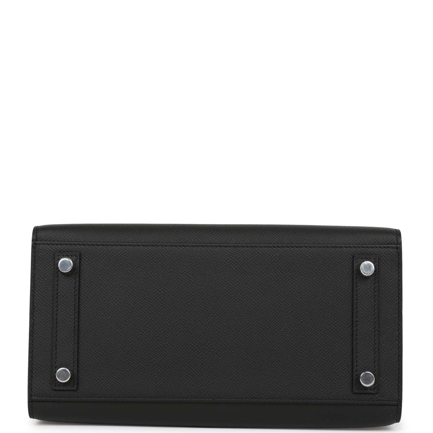 HMS Birkin Sellier 25 Black Epsom Palladium Hardware