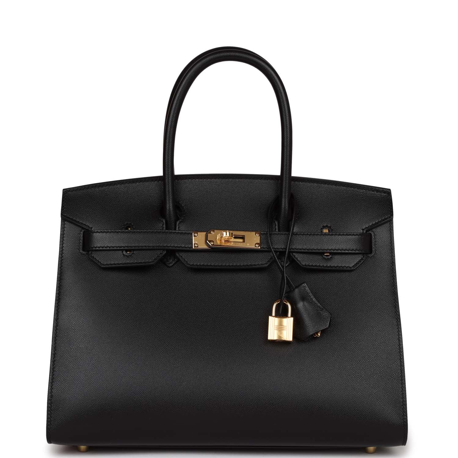 HMS Birkin Sellier 30 Black Madame Gold Hardware