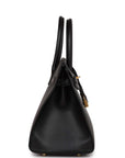 HMS Birkin Sellier 30 Black Madame Gold Hardware