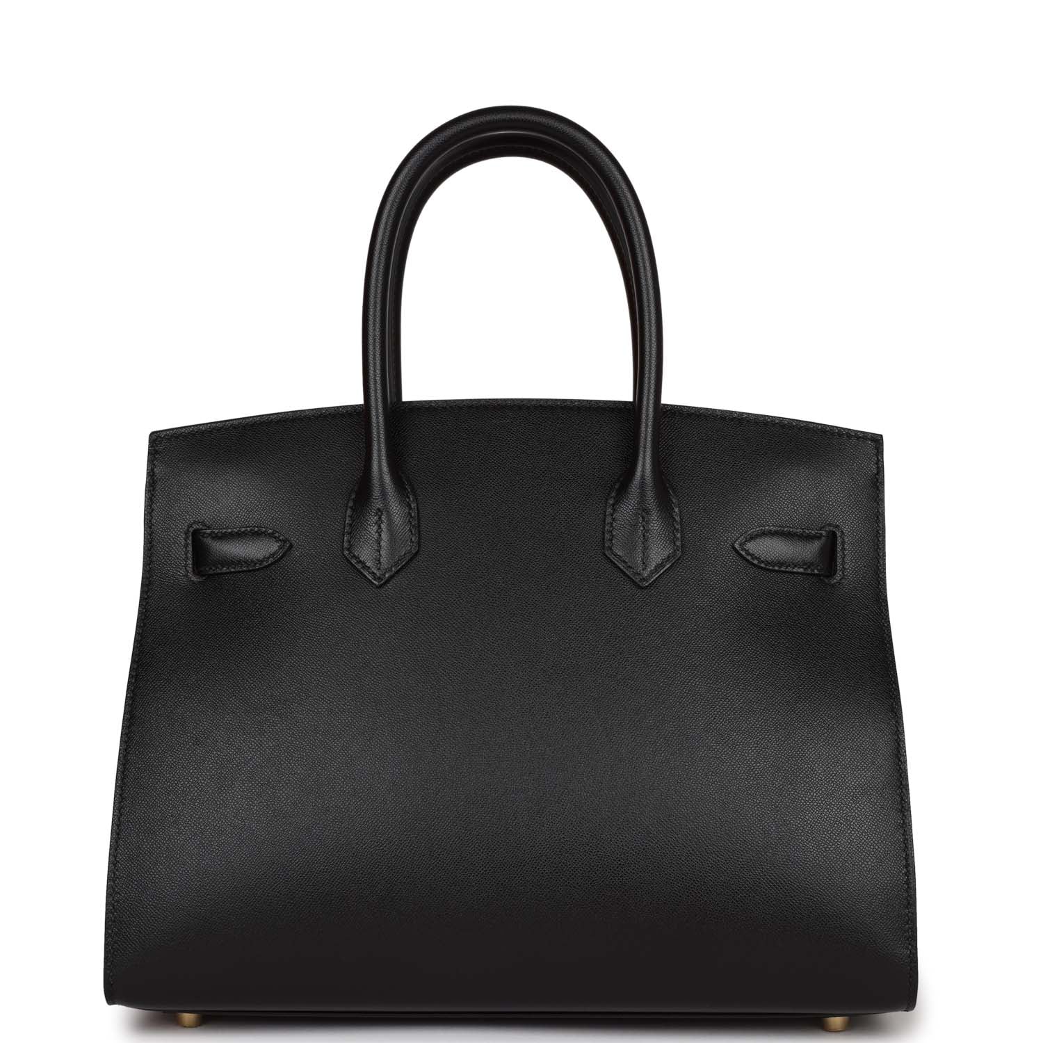 HMS Birkin Sellier 30 Black Madame Gold Hardware