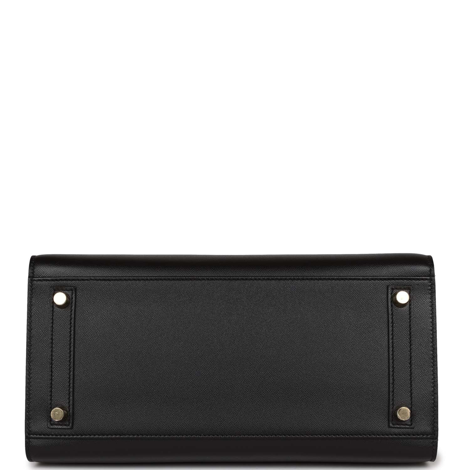 HMS Birkin Sellier 30 Black Madame Gold Hardware