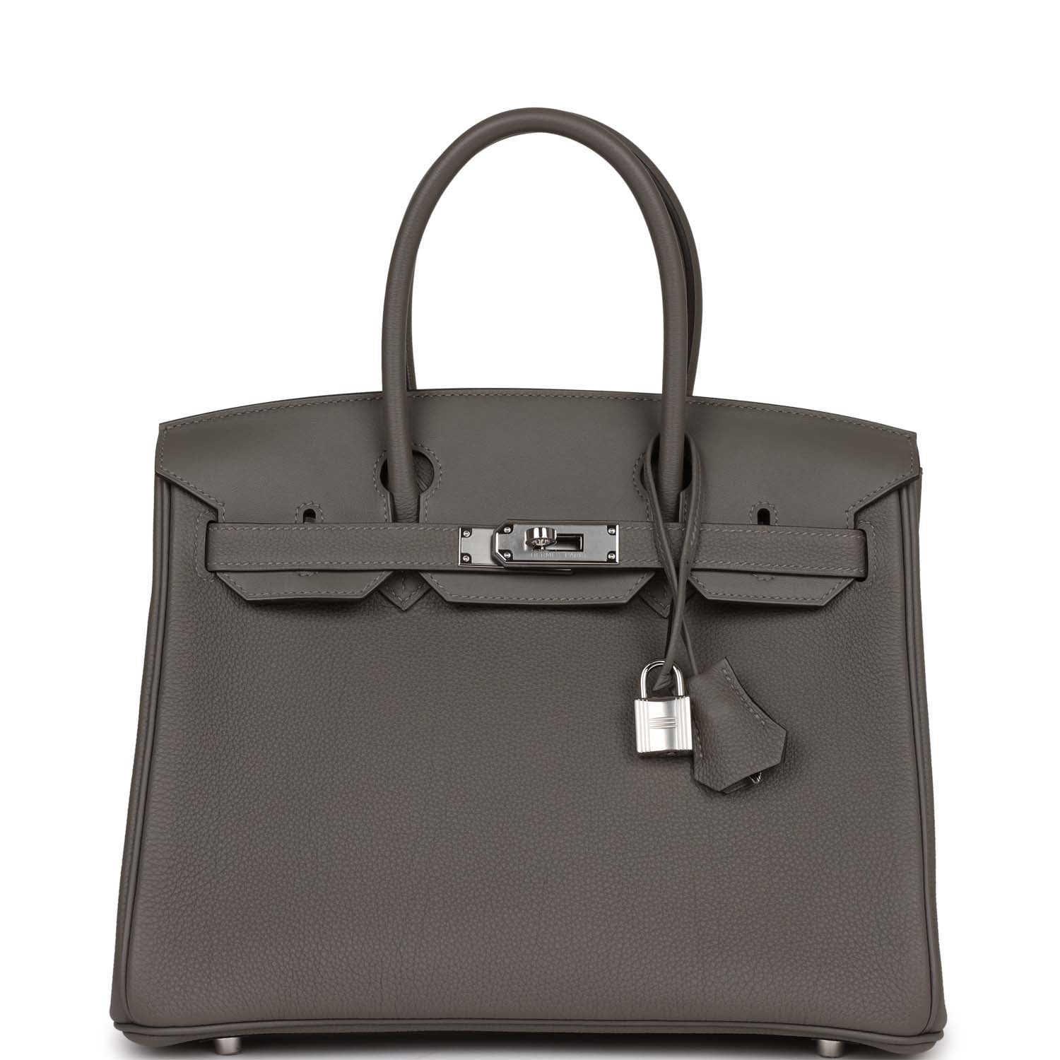 HMS 3 En 1 Birkin 30 Gris Meyer Togo and Swift Palladium Hardware