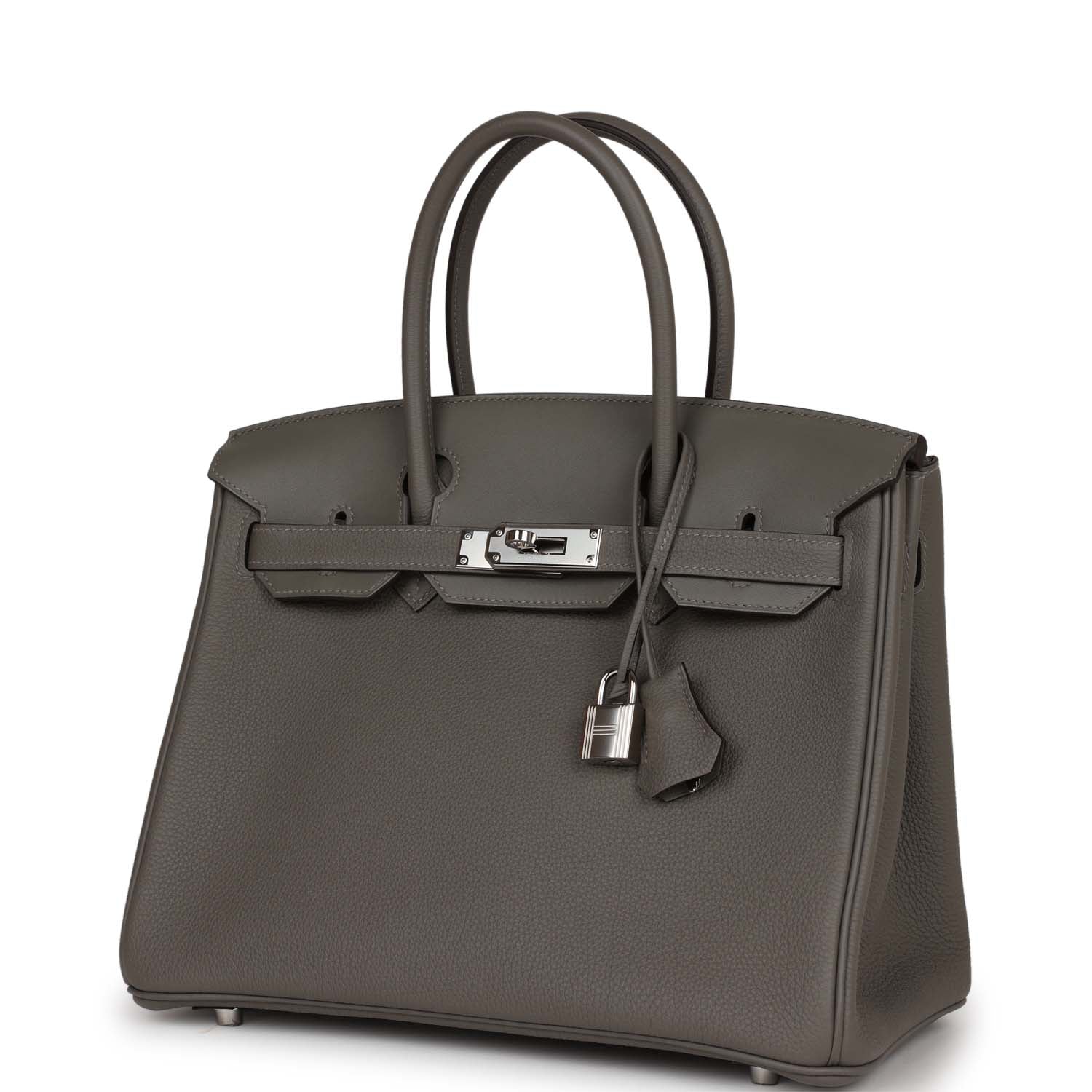 HMS 3 En 1 Birkin 30 Gris Meyer Togo and Swift Palladium Hardware