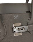 HMS 3 En 1 Birkin 30 Gris Meyer Togo and Swift Palladium Hardware