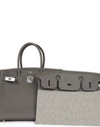 HMS 3 En 1 Birkin 30 Gris Meyer Togo and Swift Palladium Hardware