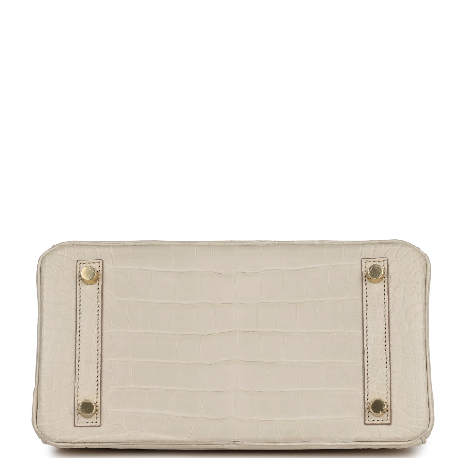 HMS Birkin 25 Beton Matte Alligator Gold Hardware