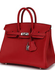 HMS Birkin 25 Rouge Piment Swift Palladium Hardware