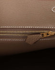 HMS Birkin 35 Etoupe Togo Gold Hardware