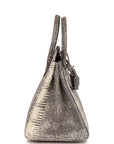 HMS Birkin 25 Ombre Shiny Salvator Lizard Palladium Hardware