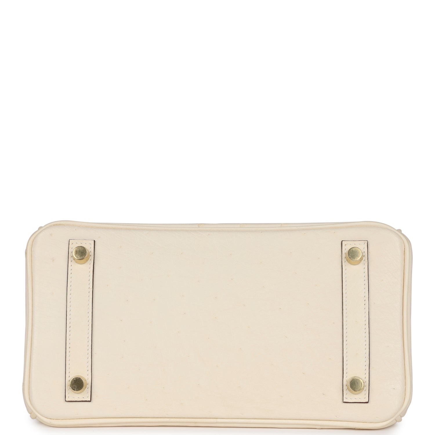 HMS Birkin 25 Nata Ostrich Gold Hardware