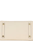 HMS Birkin 25 Nata Ostrich Gold Hardware