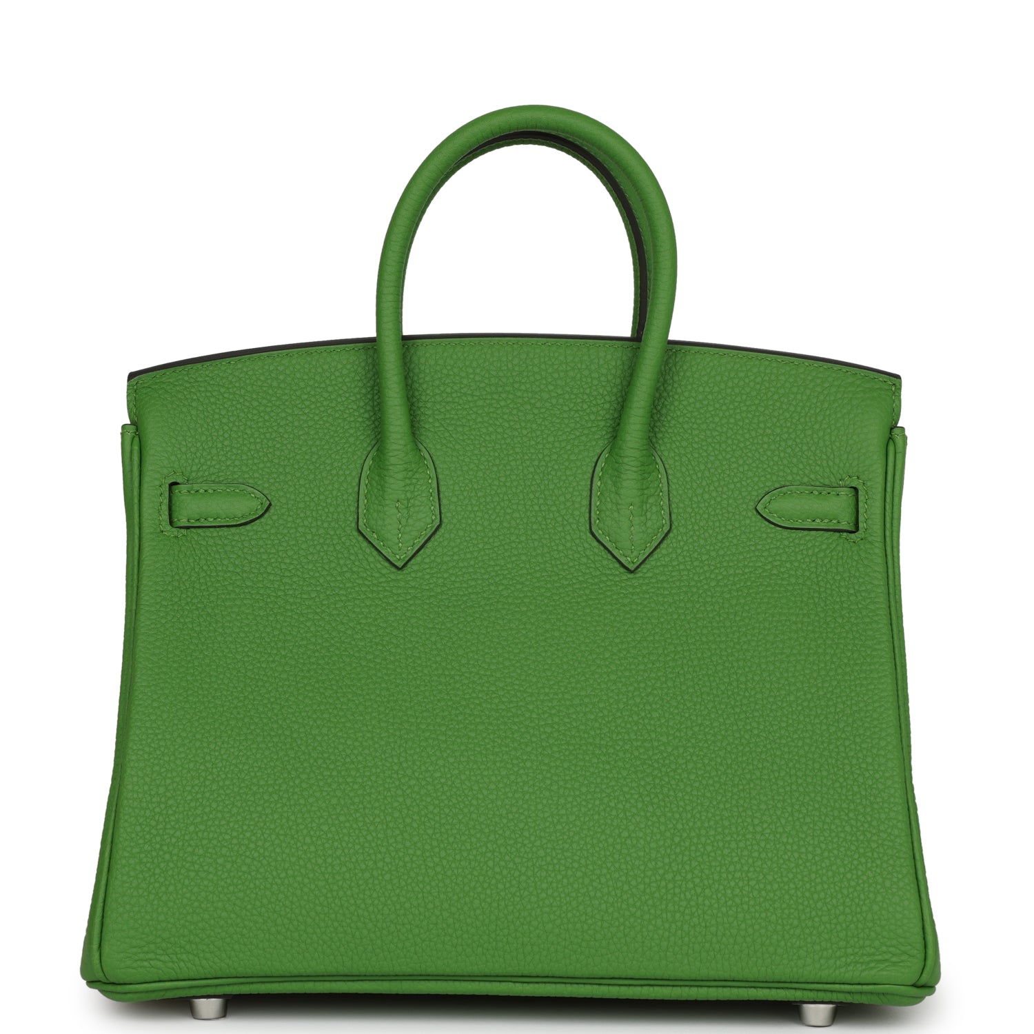 HMS Birkin 25 Vert Yucca Togo Palladium Hardware