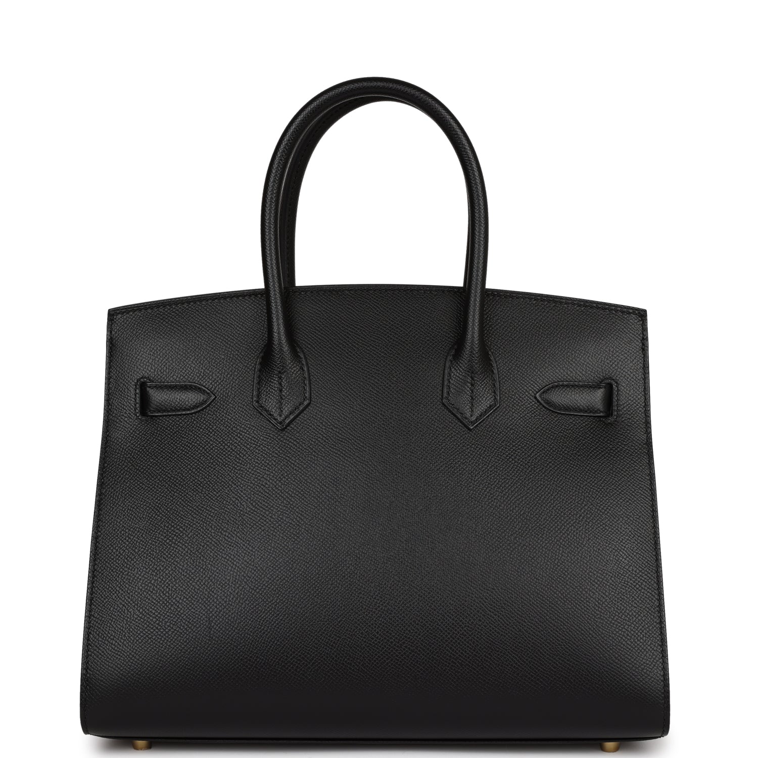 HMS Birkin Sellier 30 Black Epsom Gold Hardware