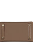 HMS Birkin 25 Etoupe Togo Gold Hardware