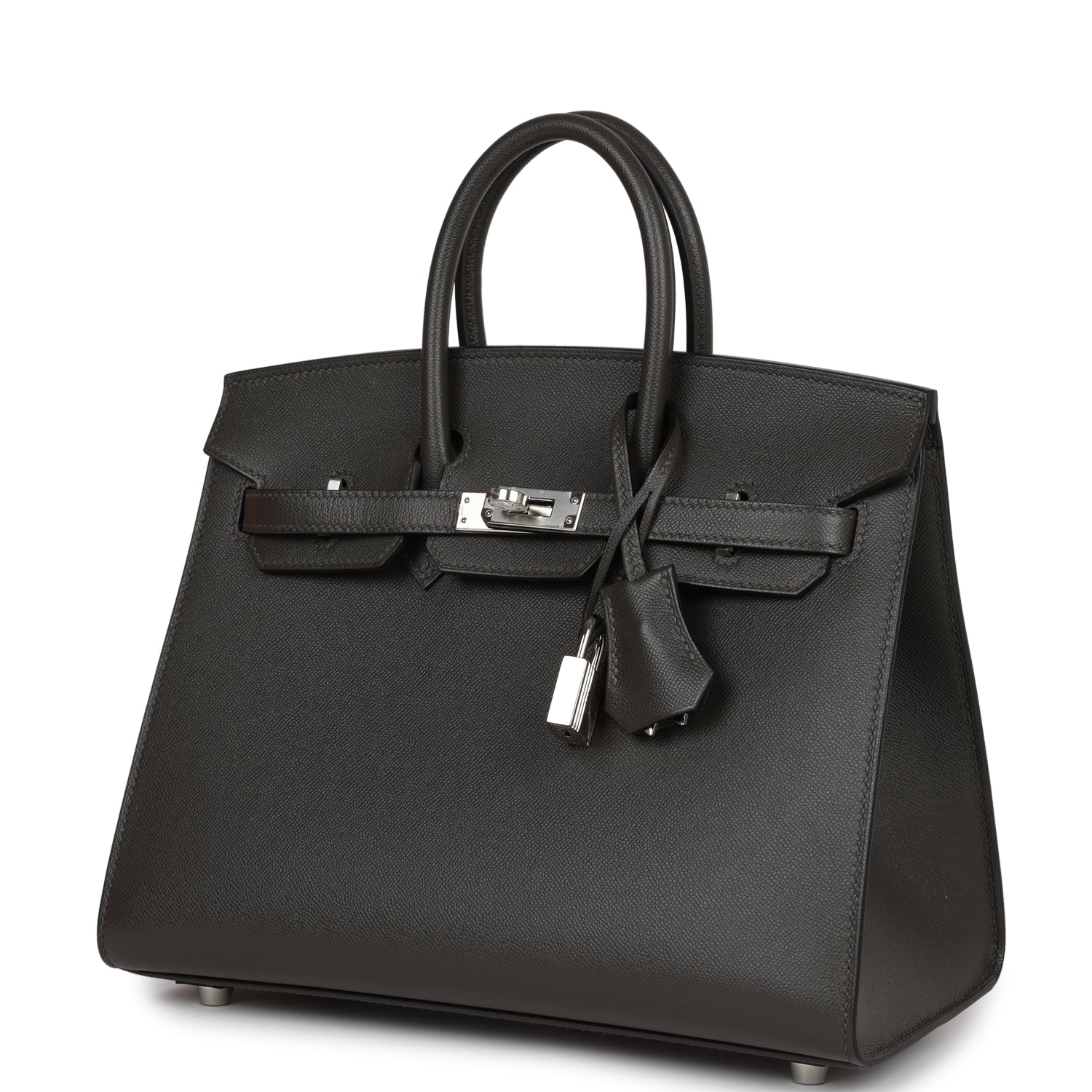 HMS Birkin Sellier 25 Gris Meyer Madame Palladium Hardware