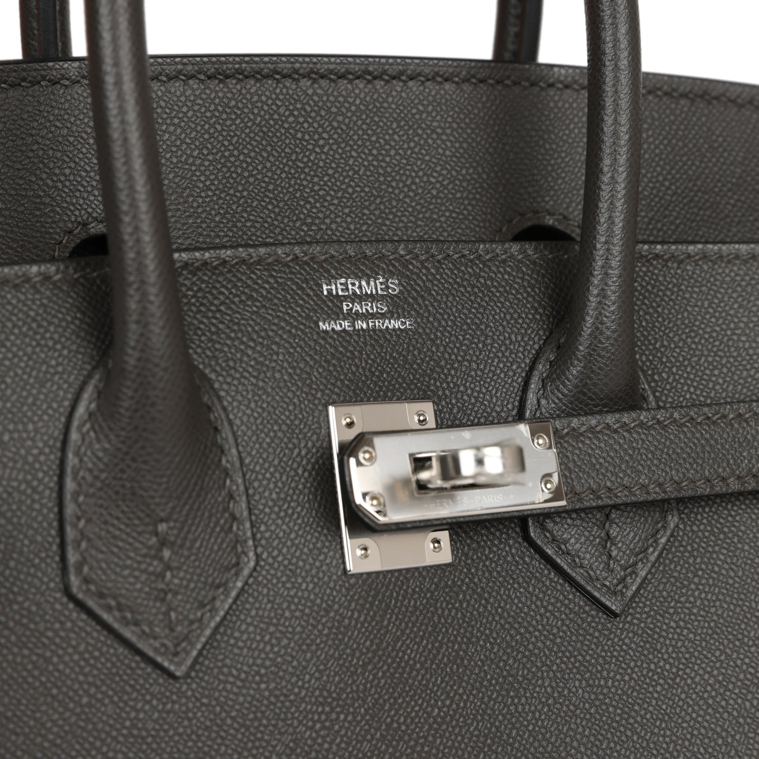 HMS Birkin Sellier 25 Gris Meyer Madame Palladium Hardware