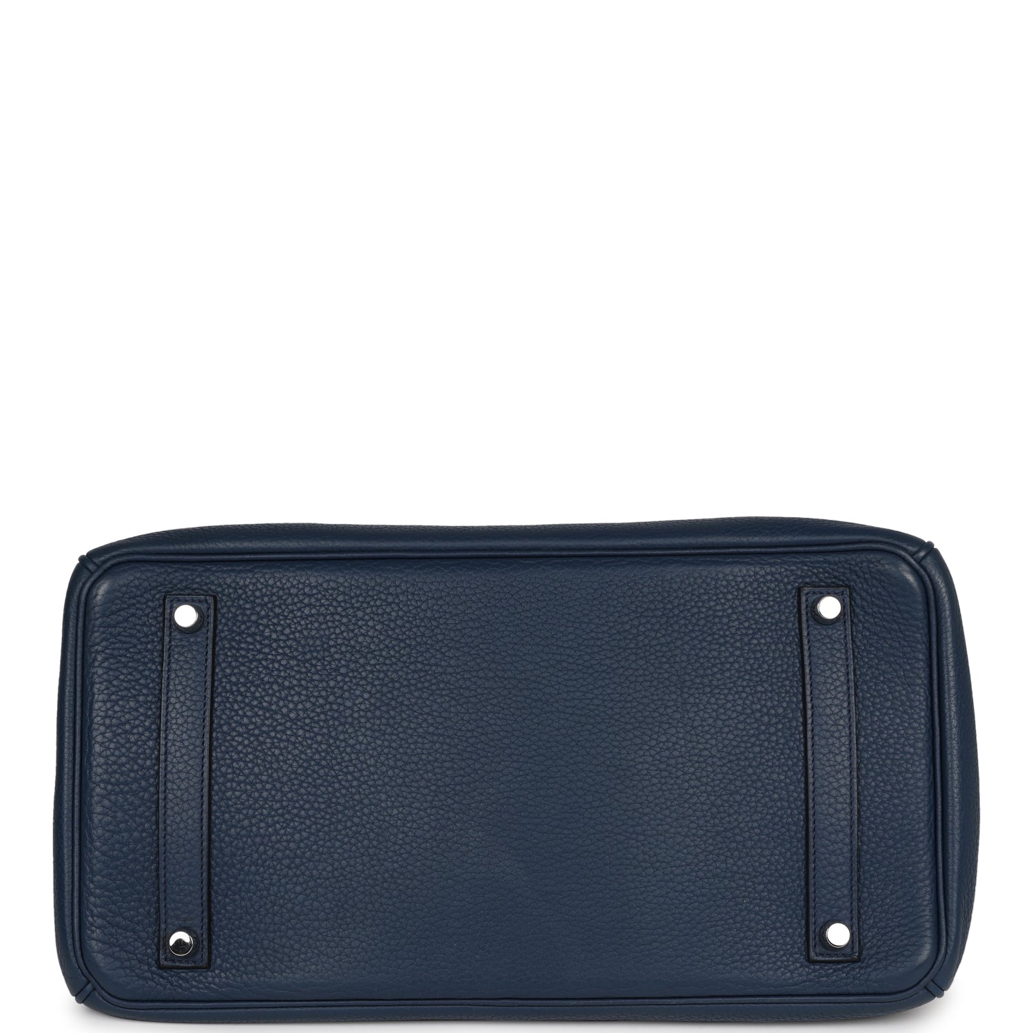 Top Quality HMS Birkin 35 Bleu De Prusse Clemence Palladium Hardware