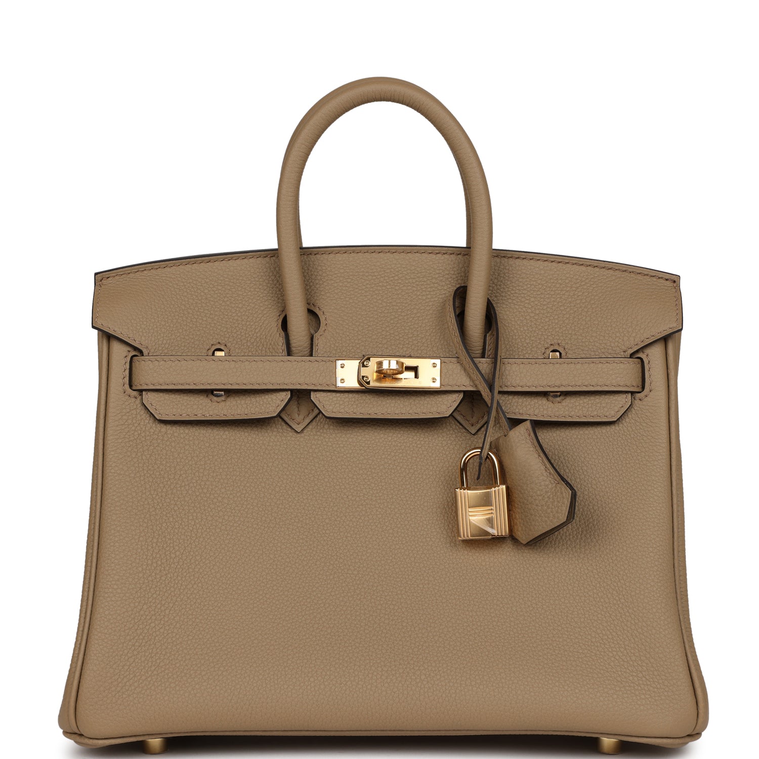 HMS Birkin 25 Beige Marfa Togo Gold Hardware
