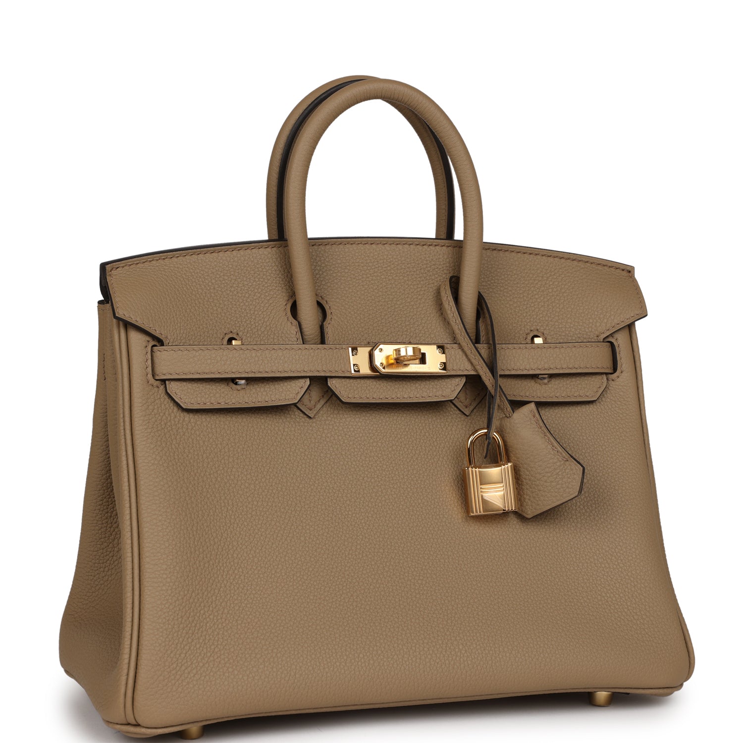 HMS Birkin 25 Beige Marfa Togo Gold Hardware